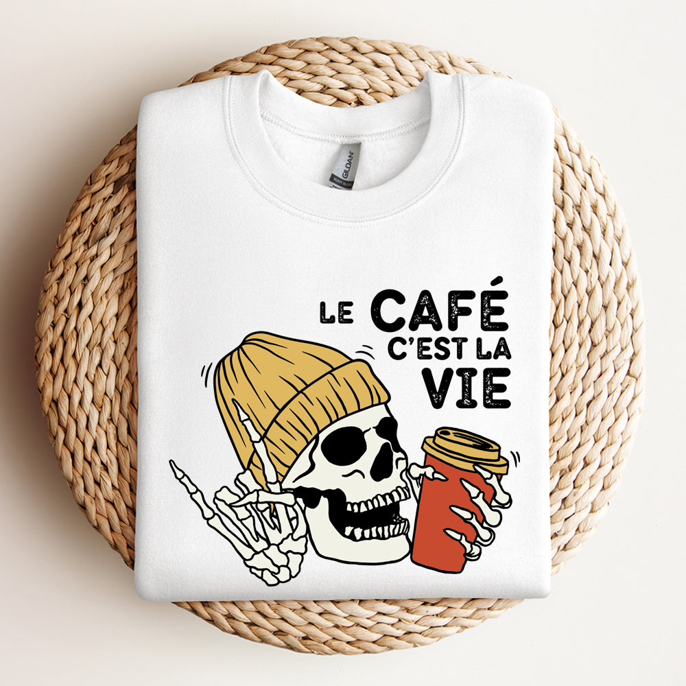 Crewneck - Le café c'est la vie