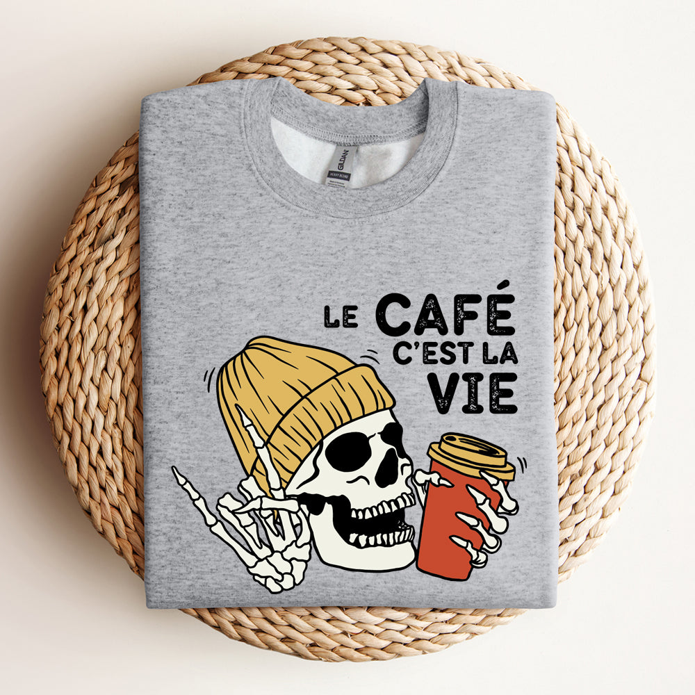 Crewneck - Le café c'est la vie