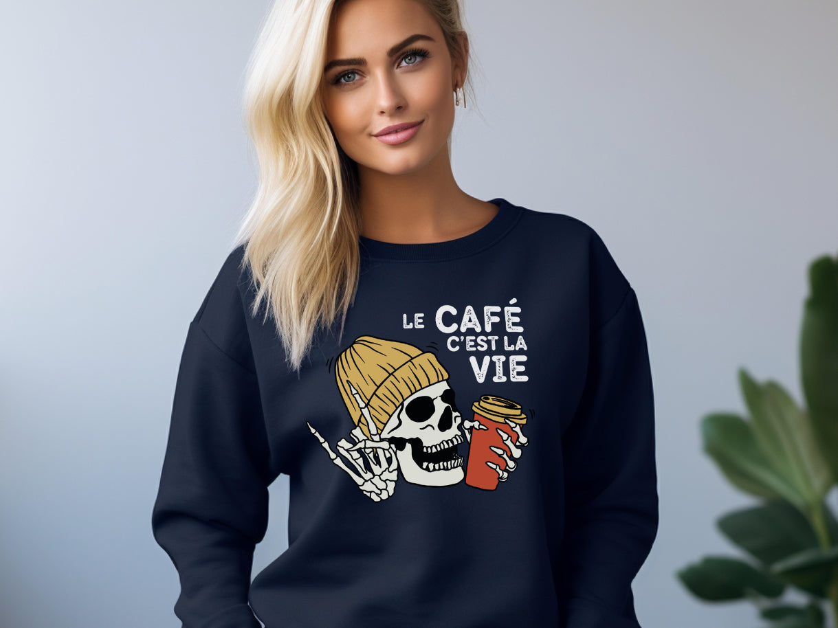 Crewneck - Le café c'est la vie