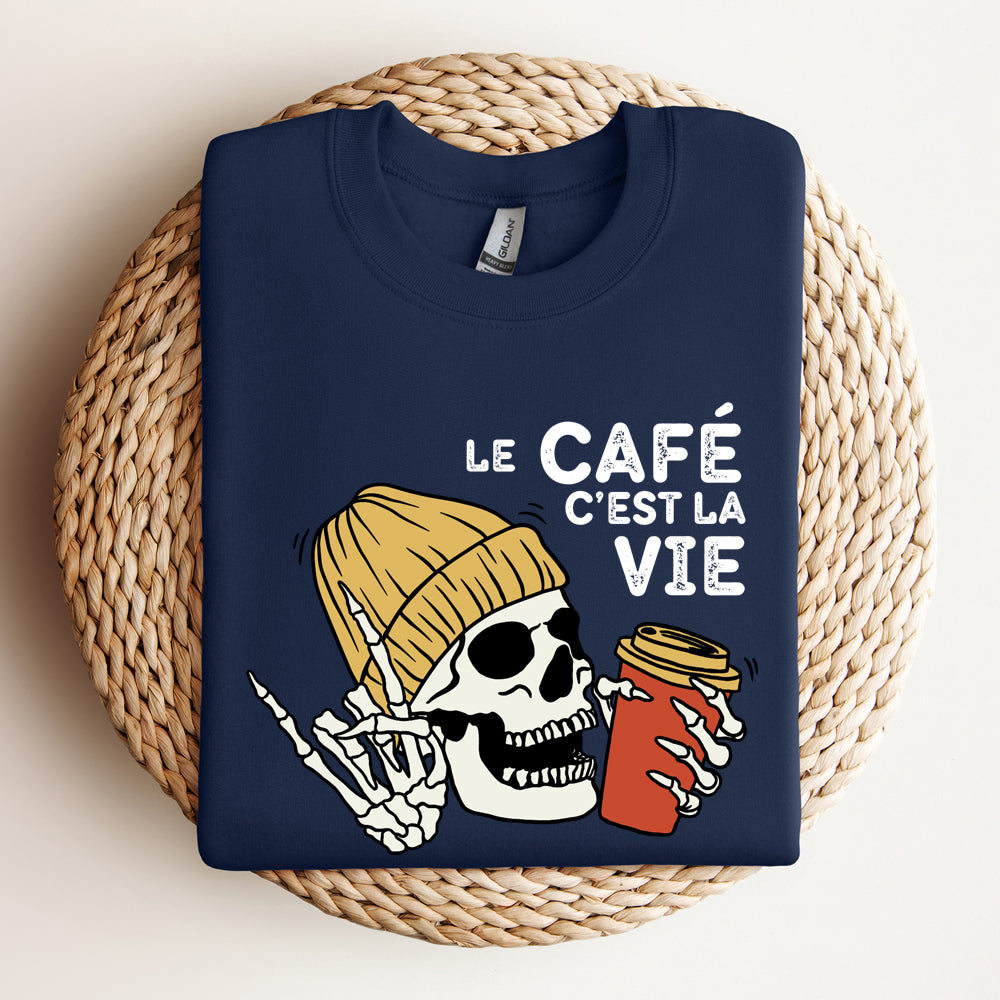 Crewneck - Le café c'est la vie