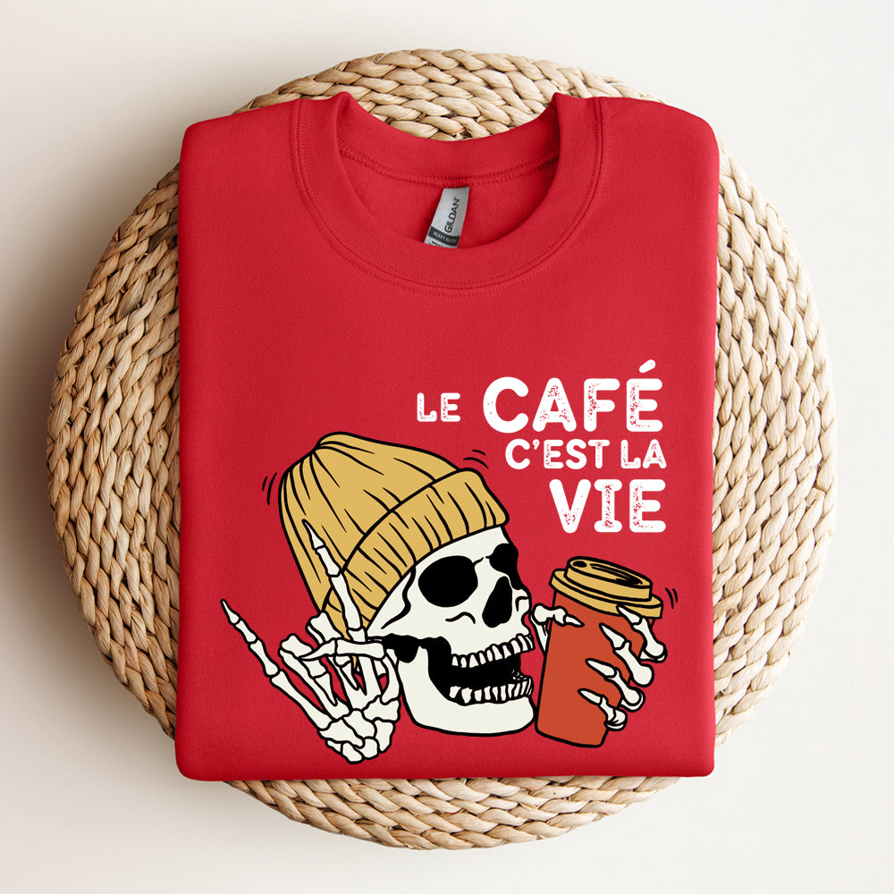 Crewneck - Le café c'est la vie