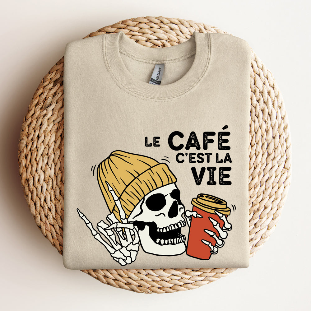 Crewneck - Le café c'est la vie