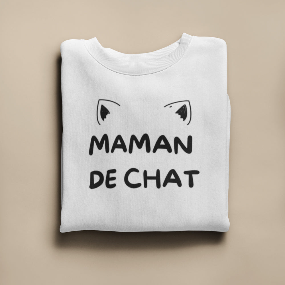 Crewneck - Maman de chat