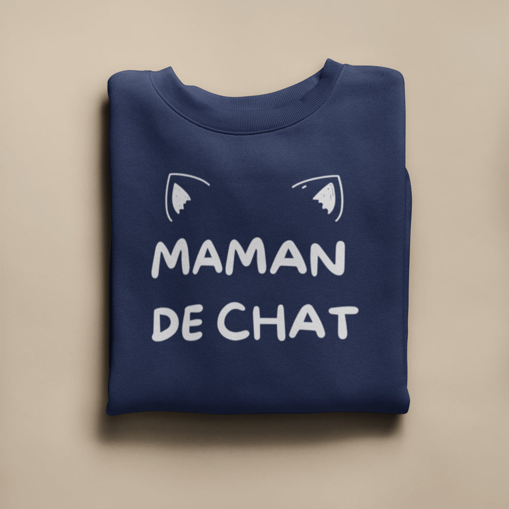 Crewneck - Maman de chat