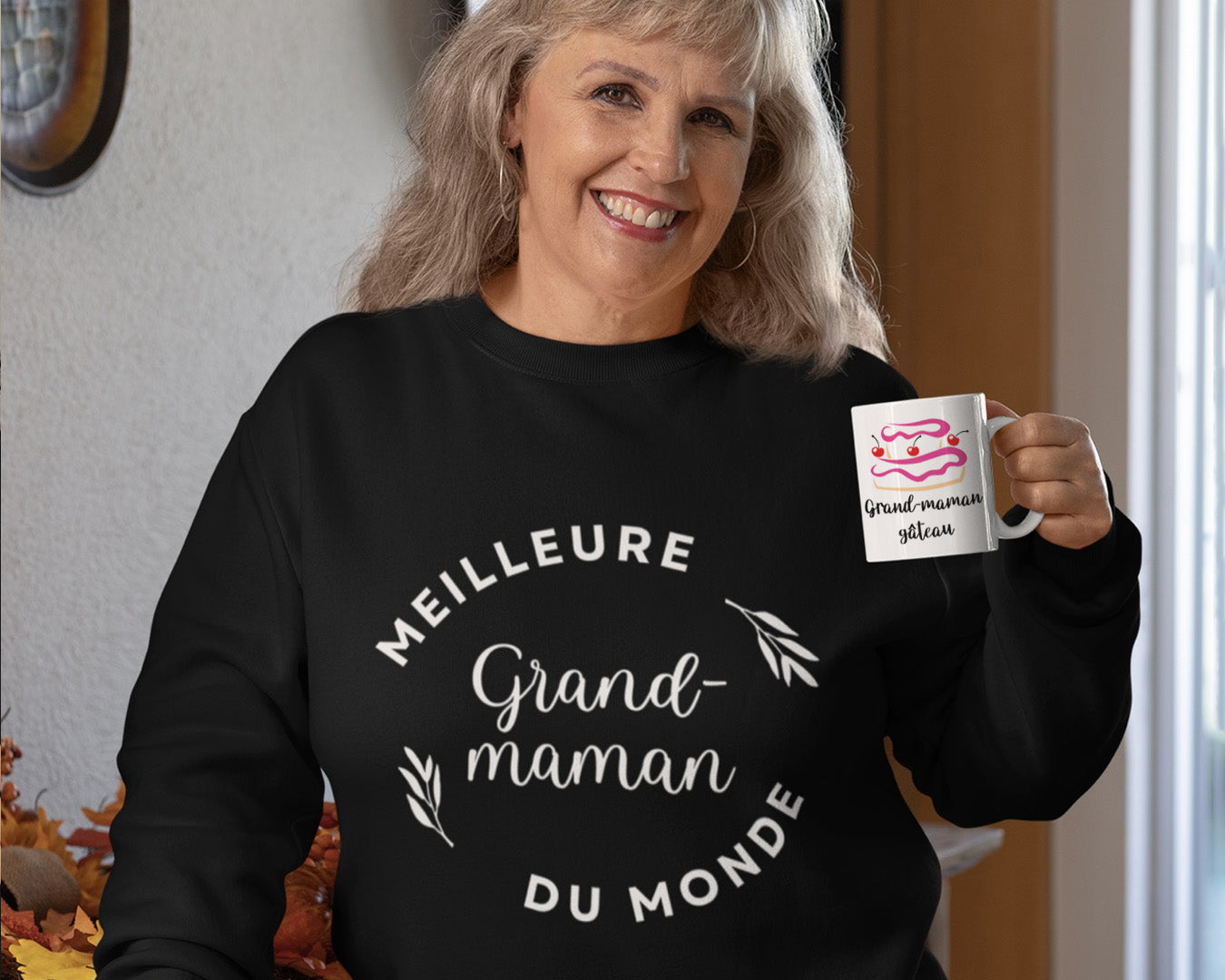 Crewneck - COMBO Meilleure grand-maman du monde / Meilleur grand-papa du monde