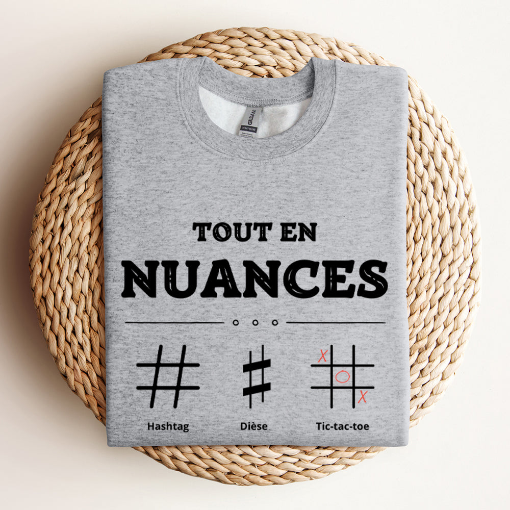 Crewneck - Tout en nuances