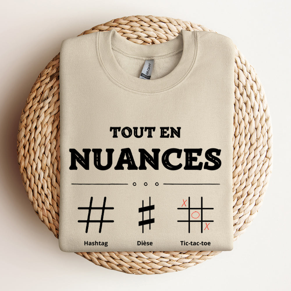 Crewneck - Tout en nuances