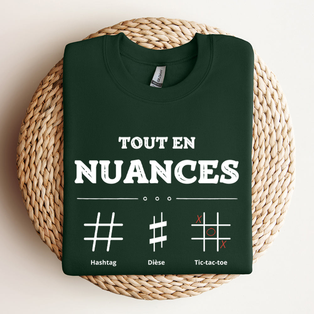 Crewneck - Tout en nuances