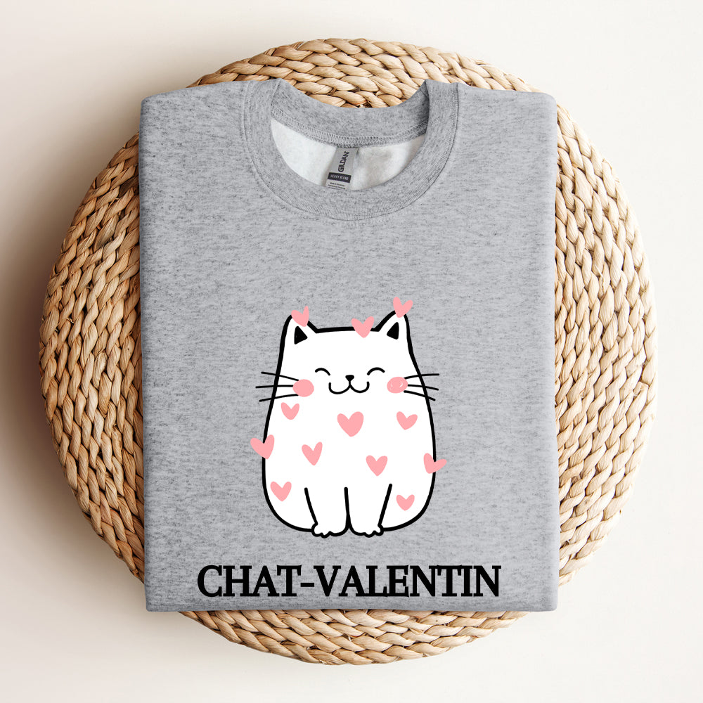 Crewneck - Chat-Valentin