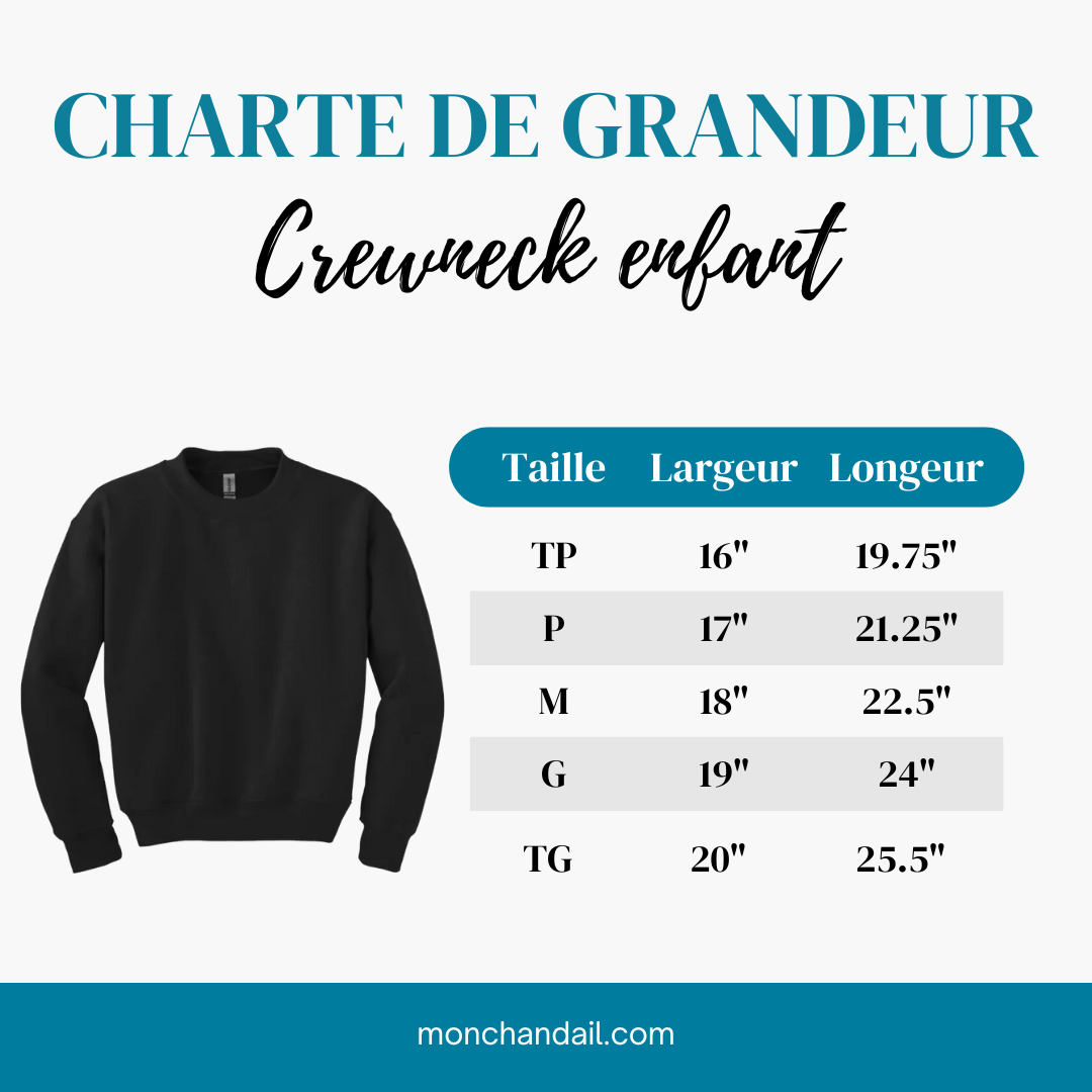 Crewneck enfant - École Georges-Étienne-Cartier