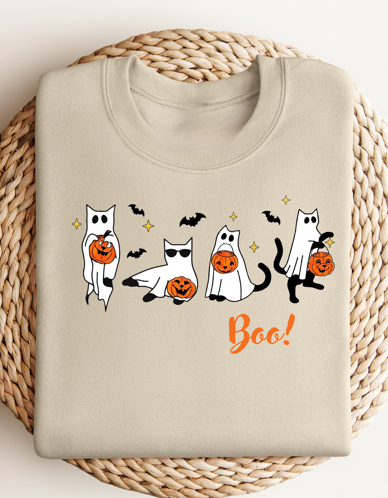 Crewneck - Boo (Chats fantômes)