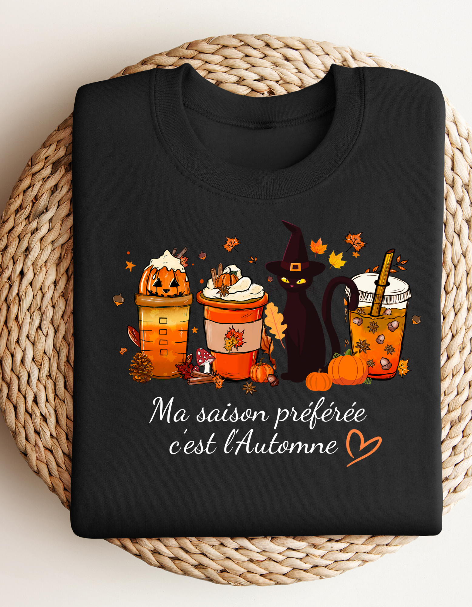 Crewneck - Ma saison préférée c’est l’Automne (chat)