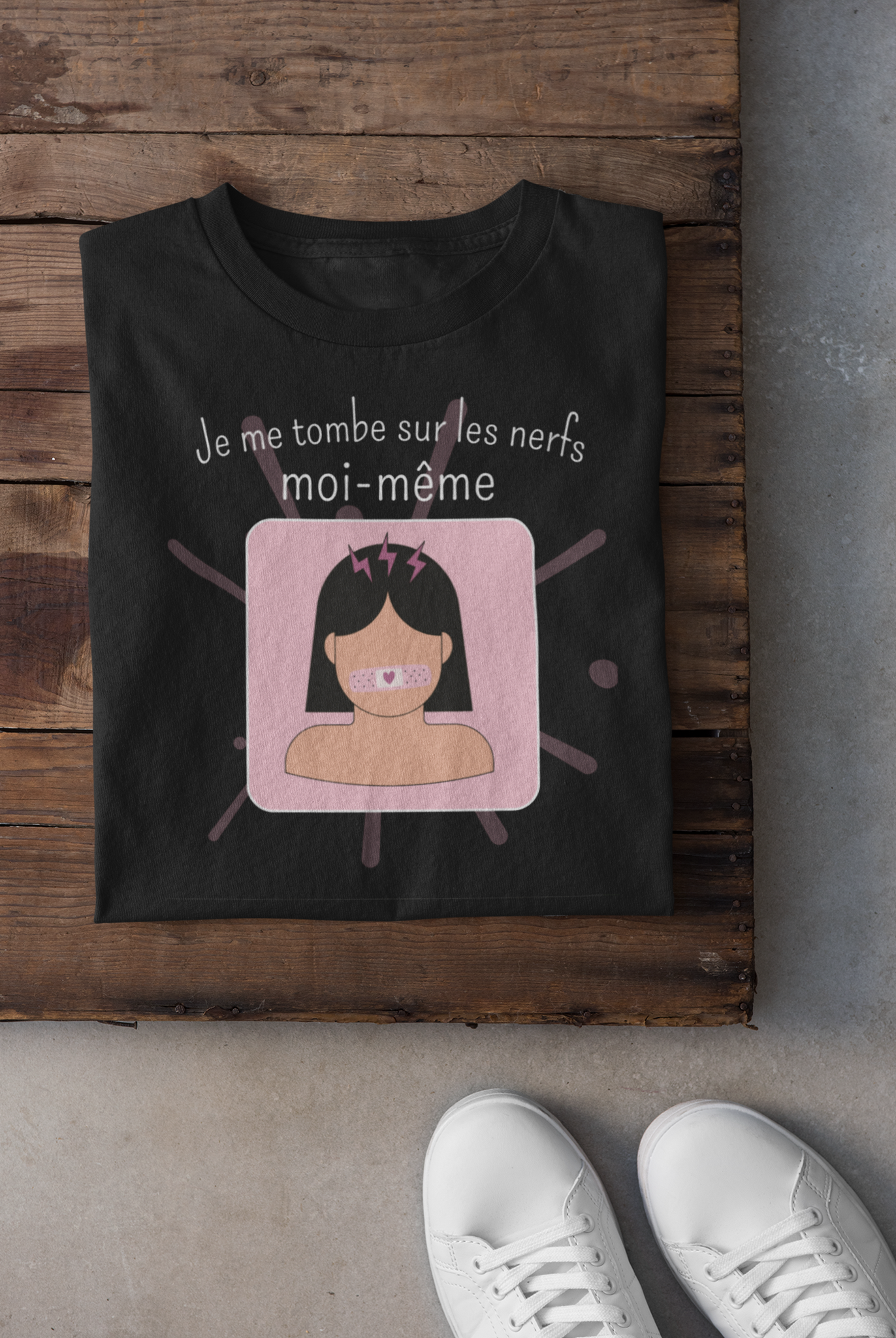 T-shirt - Je me tombe sur les nerfs moi-même