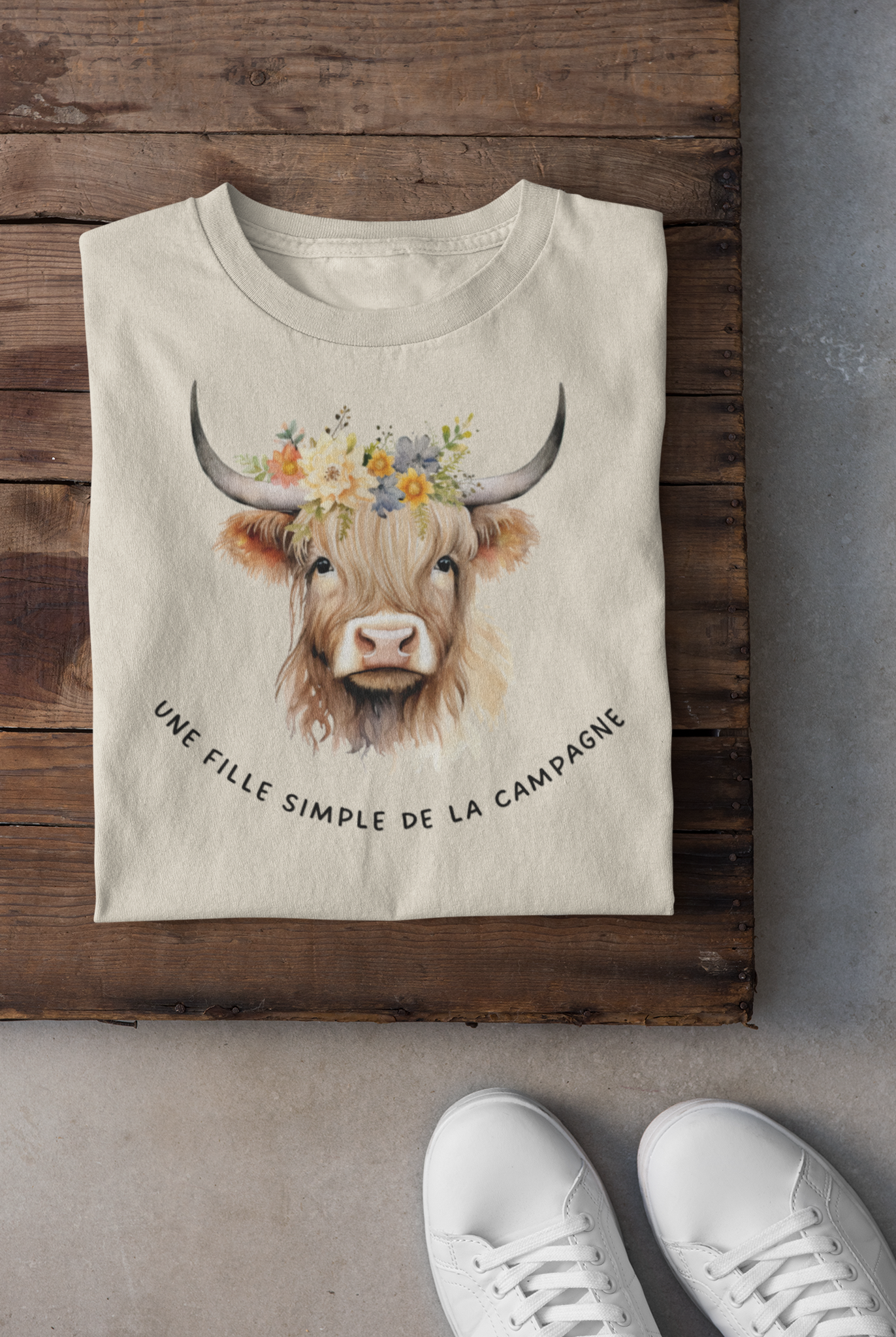 T-shirt - Une fille simple de la campagne