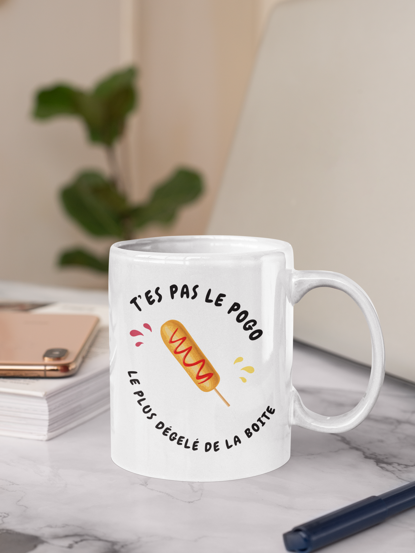 Tasse à café - T'es pas le pogo le plus dégelé de la boîte