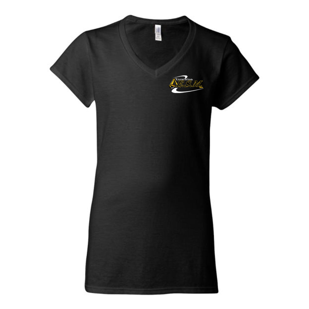 T-shirt Excavation ESM - col en V ( femme)