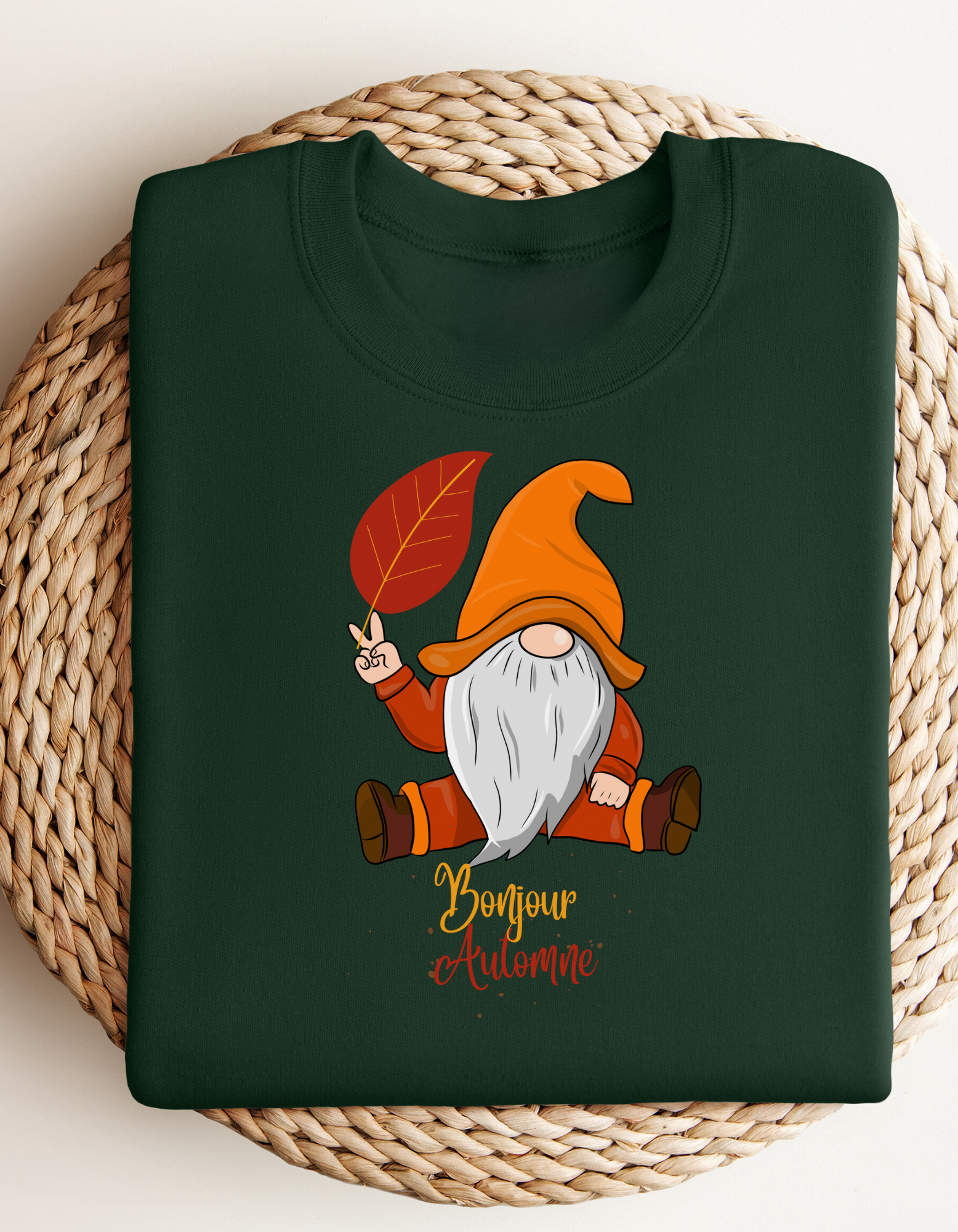 Crewneck - Bonjour automne (gnome)