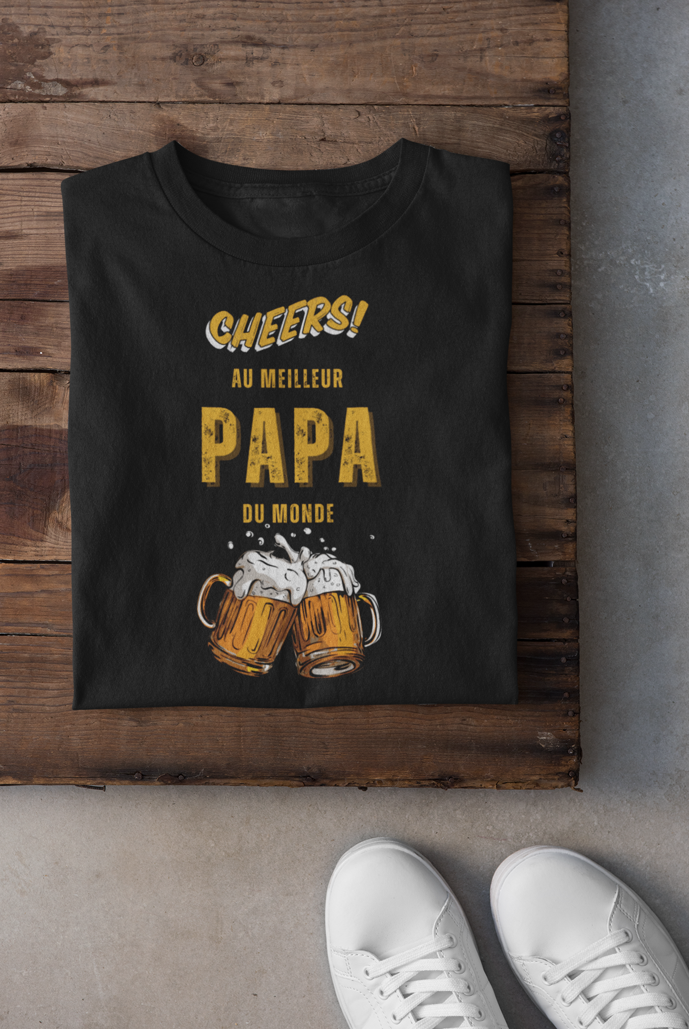 T-shirt - Cheers au meilleur papa du monde