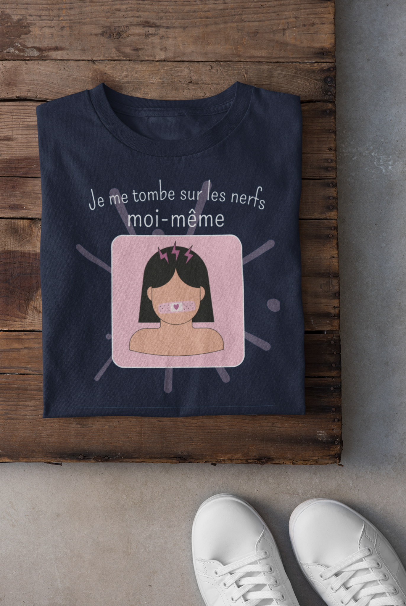 T-shirt - Je me tombe sur les nerfs moi-même