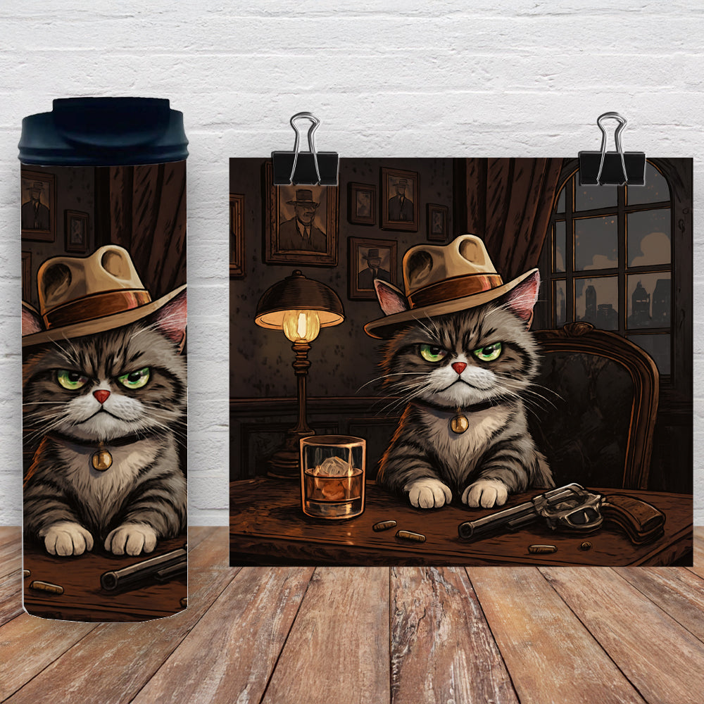 Gobelet en acier inoxydable - Al Chat-pone