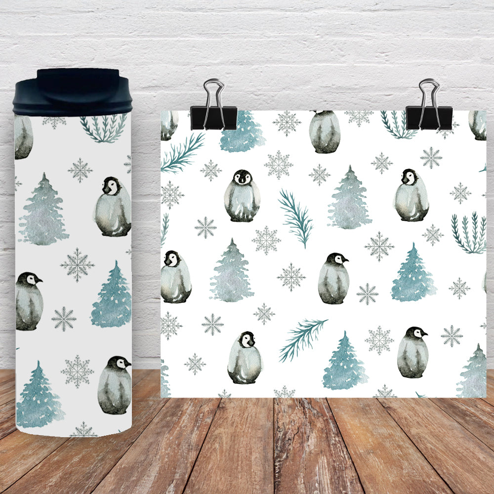 Gobelet en acier inoxydable - Duvet et flocons