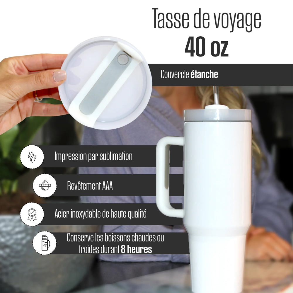 Tasse à café de voyage - Tournesols en folie