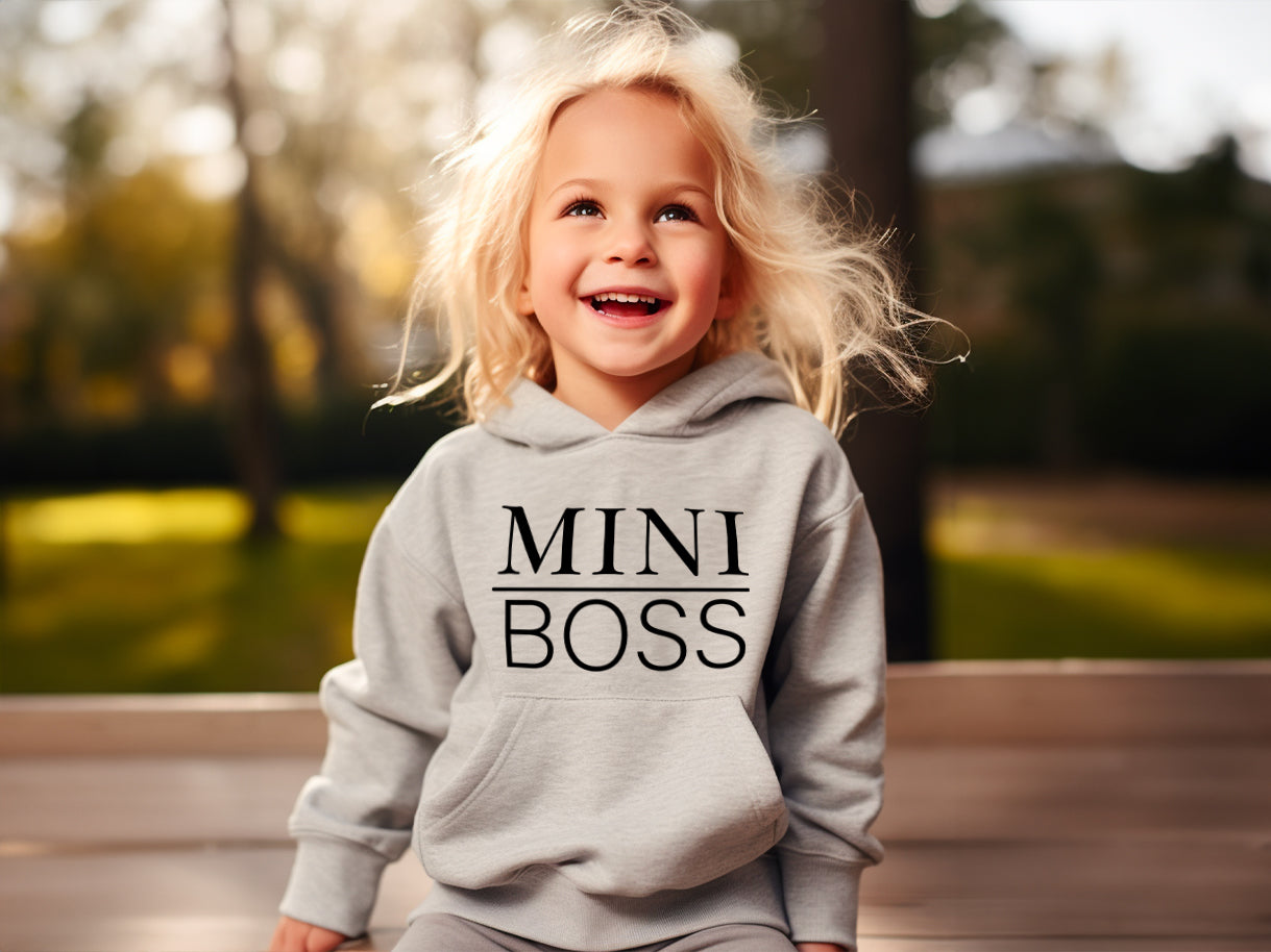 Mini boss hoodie best sale