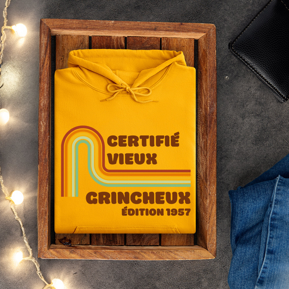 Kangourou - Certifié vieux grincheux / Certifié vieux chialeux - À personnaliser