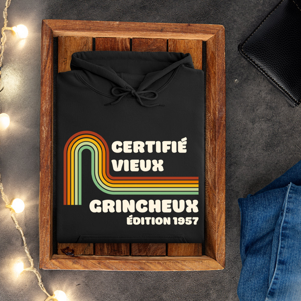 Kangourou - Certifié vieux grincheux / Certifié vieux chialeux - À personnaliser