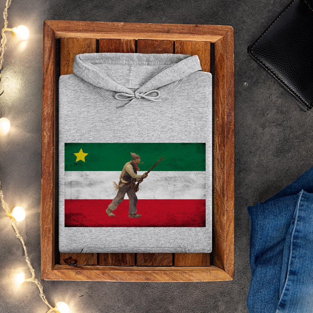 Kangourou - Drapeau patriote (bonhomme)