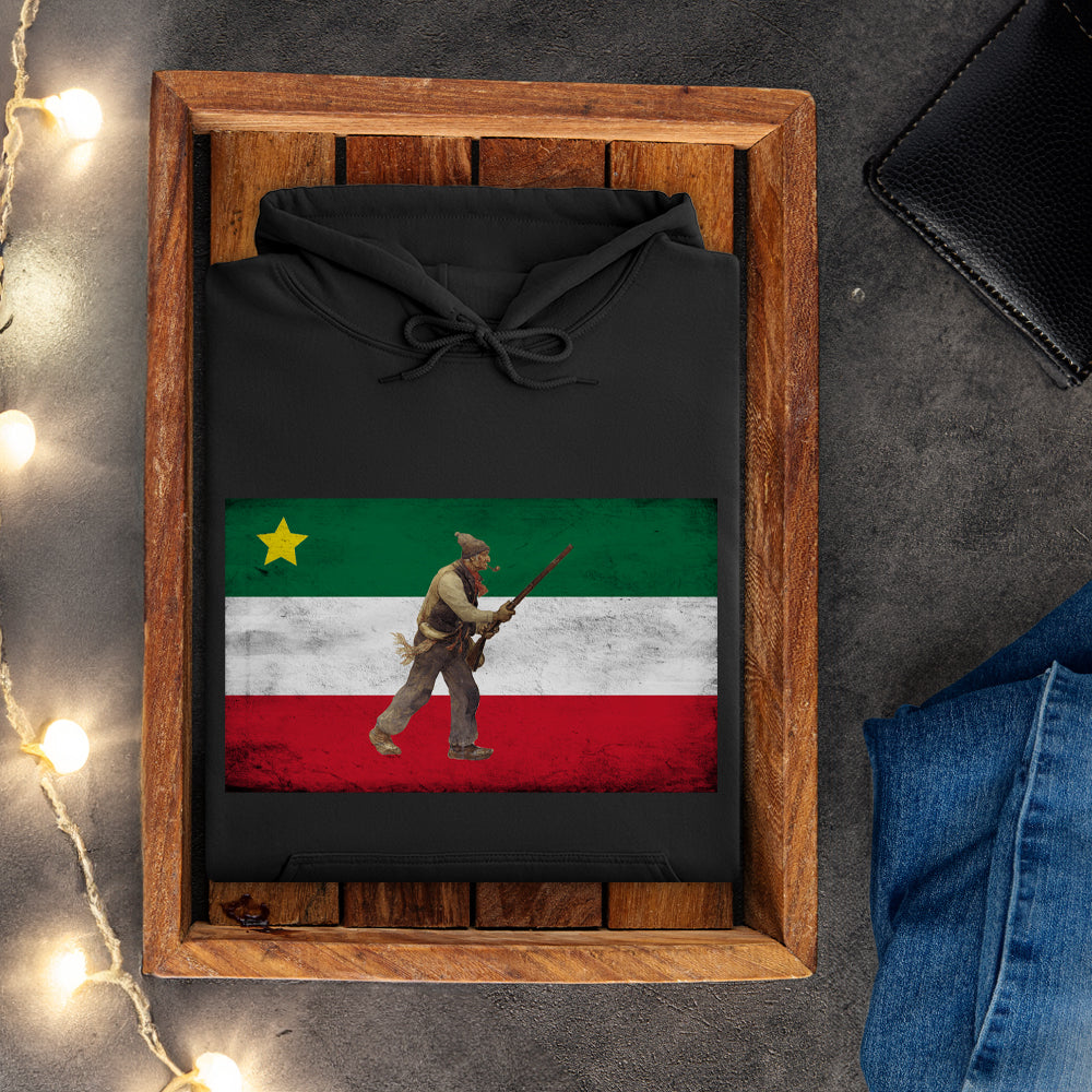 Kangourou - Drapeau patriote (bonhomme)