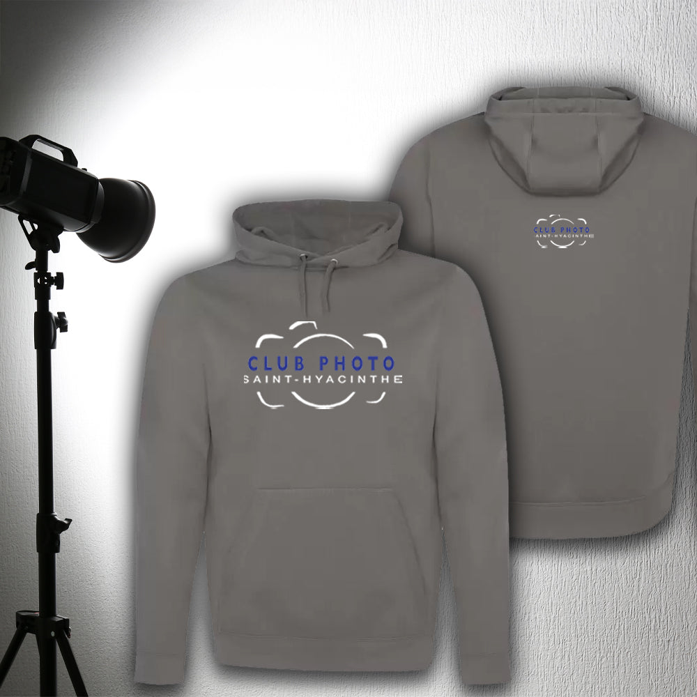 Kangourou adulte 100% polyester - Club photo Saint-Hyacinthe - Poitrine et dos