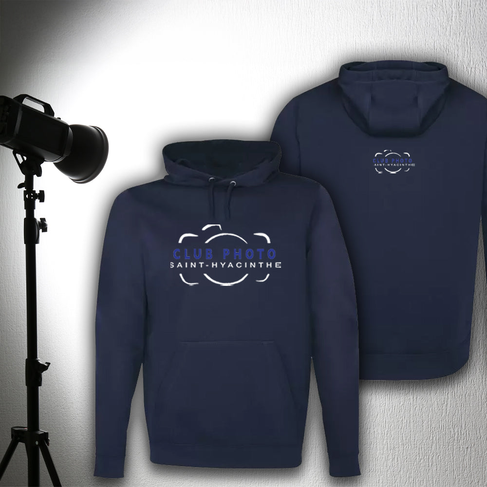 Kangourou adulte 100% polyester - Club photo Saint-Hyacinthe - Poitrine et dos
