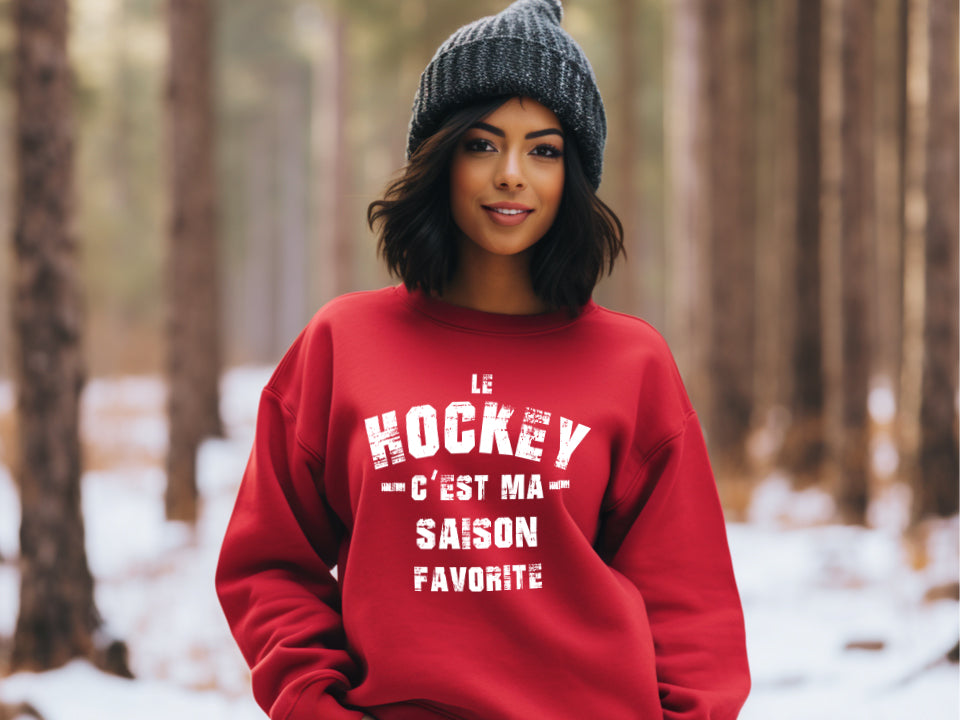 Crewneck - Le hockey c’est ma saison favorite