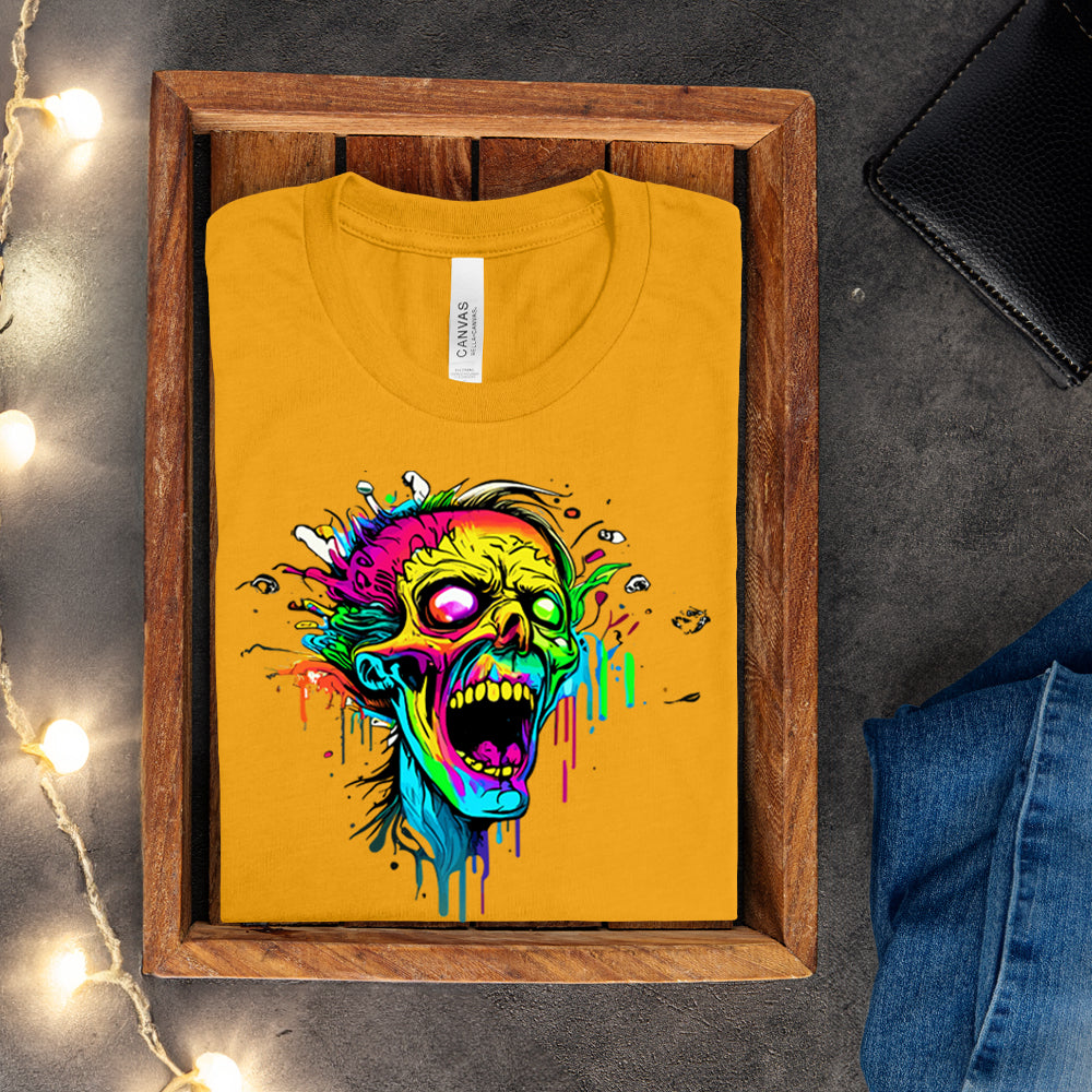 T-shirt - Zombie multicolore