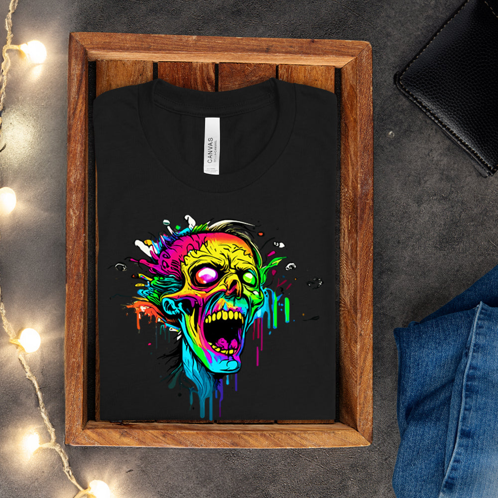 T-shirt - Zombie multicolore