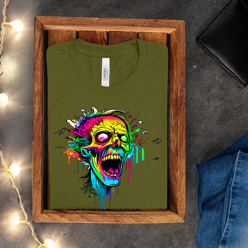 T-shirt - Zombie multicolore