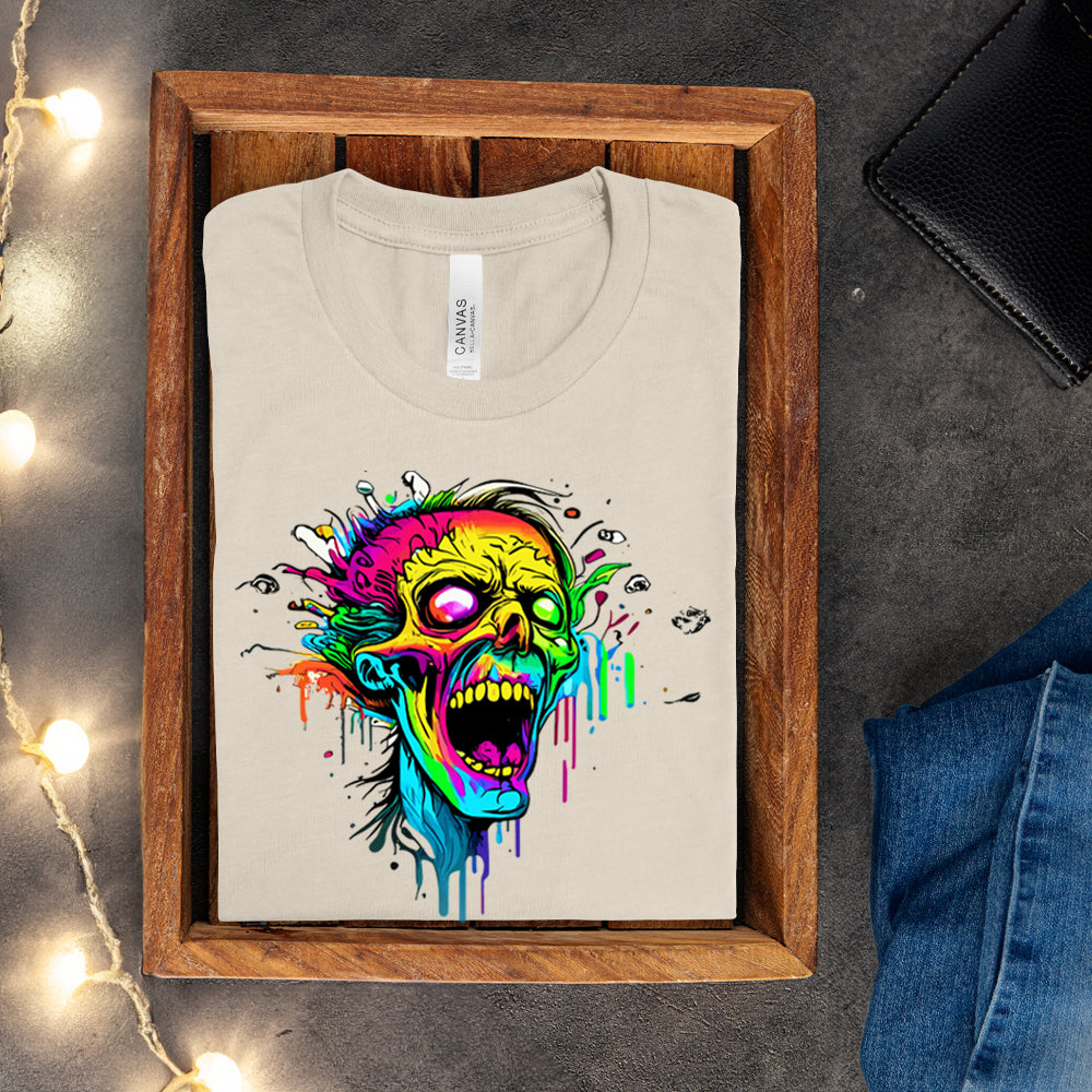 T-shirt - Zombie multicolore