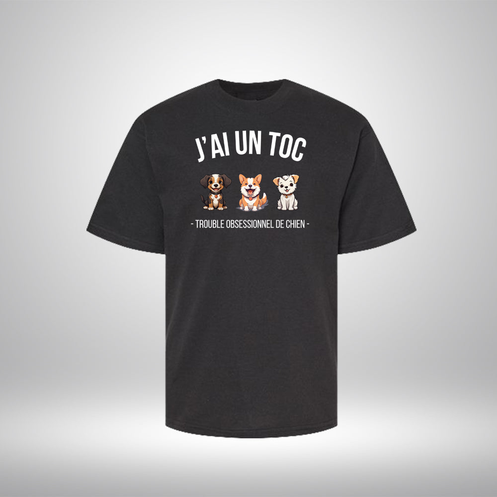 T-shirt enfant - J'ai un TOC (Trouble obsessionnel de chien)