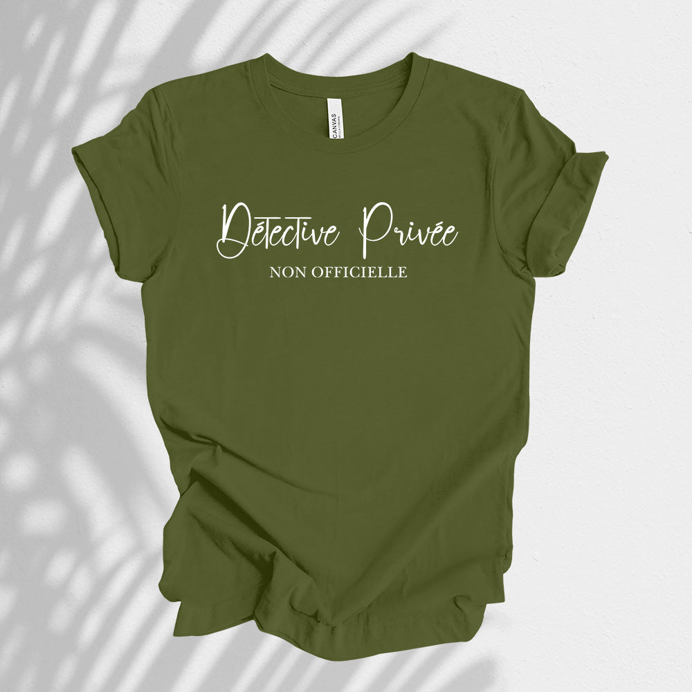 T-shirt - Détective privée