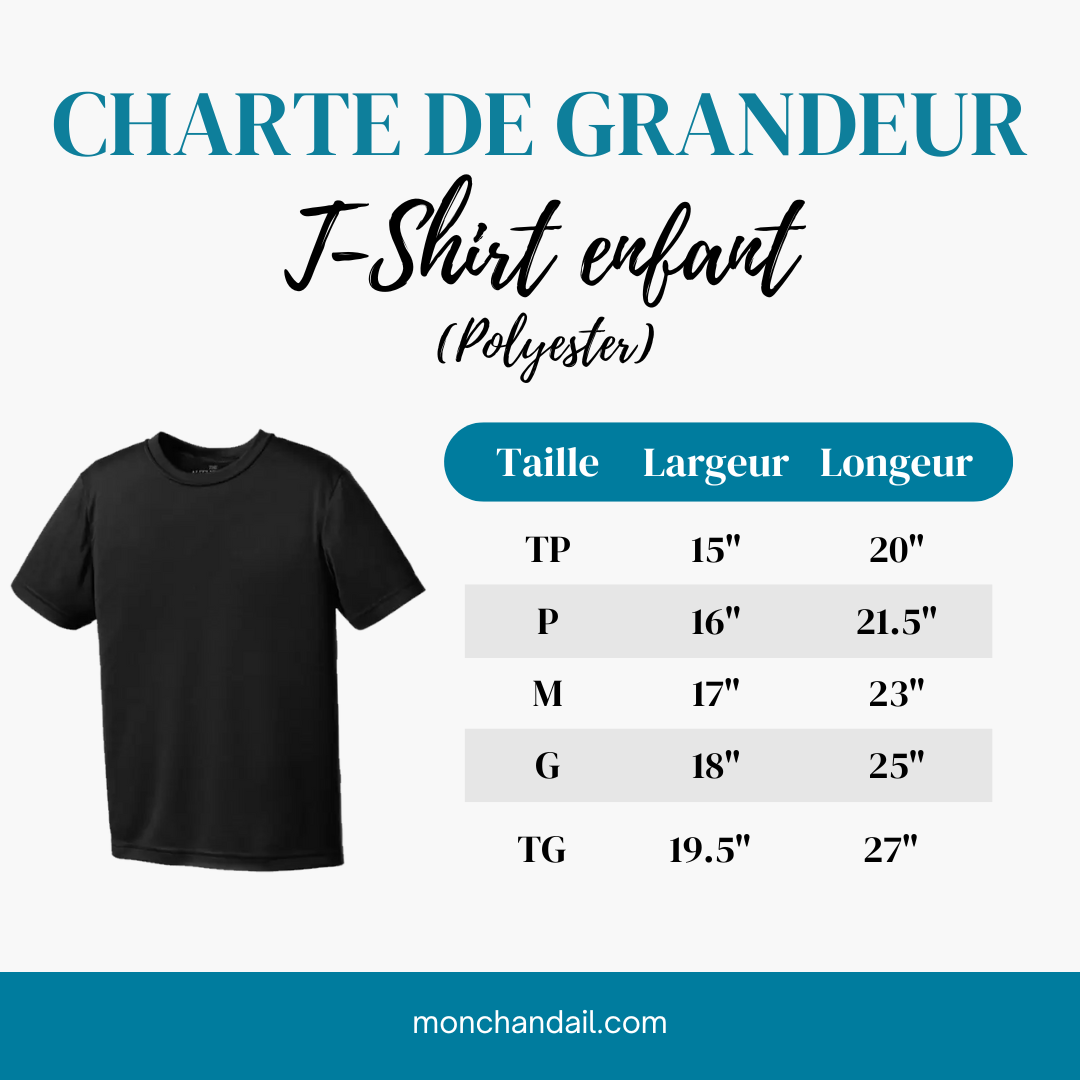 T-shirt dry-fit enfant - École Georges-Étienne-Cartier