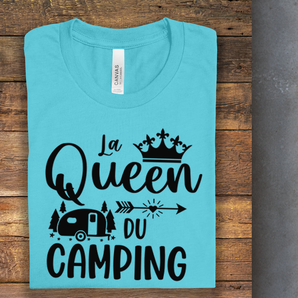 T-shirt - COMBO Le King du camping / La Queen du camping