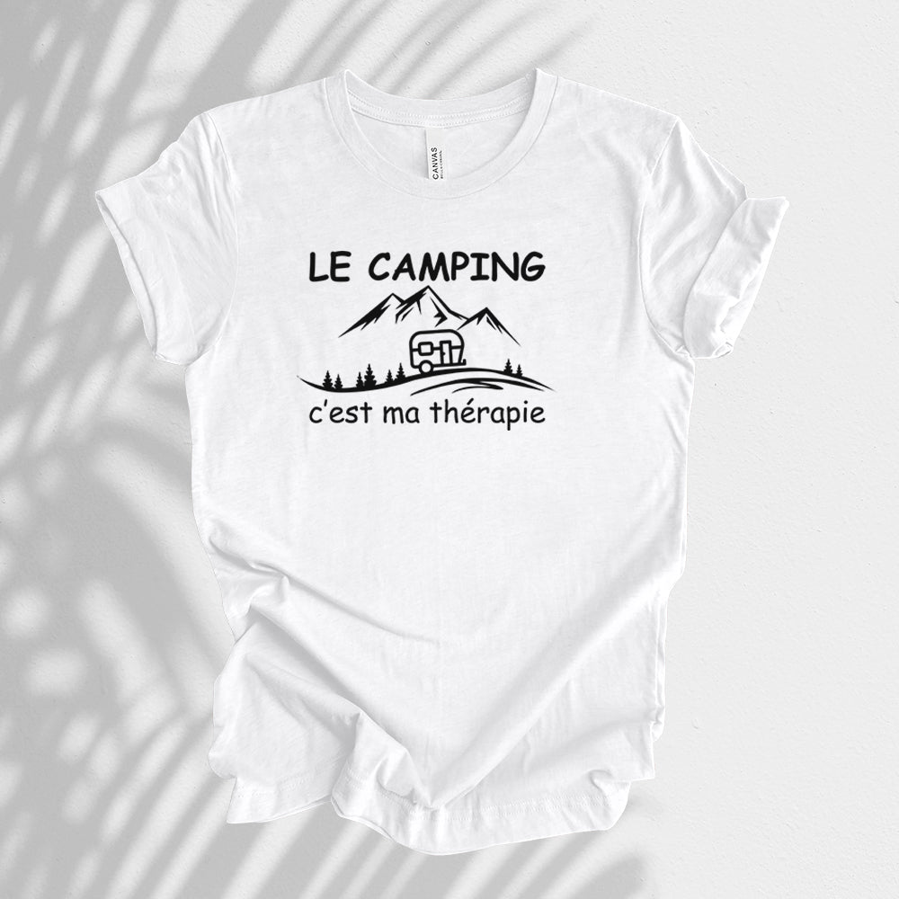 T-Shirt - Le camping c'est ma thérapie