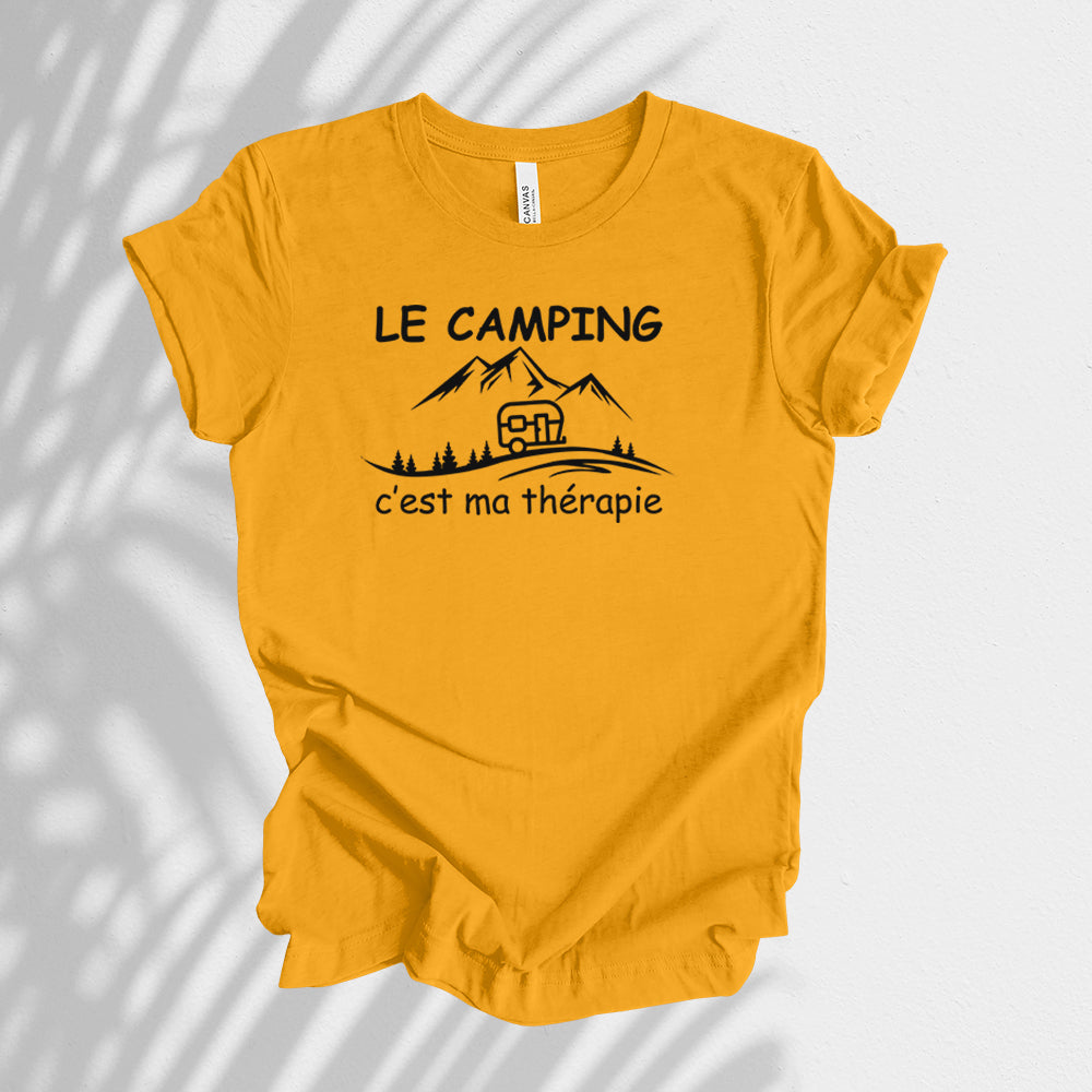 T-Shirt - Le camping c'est ma thérapie