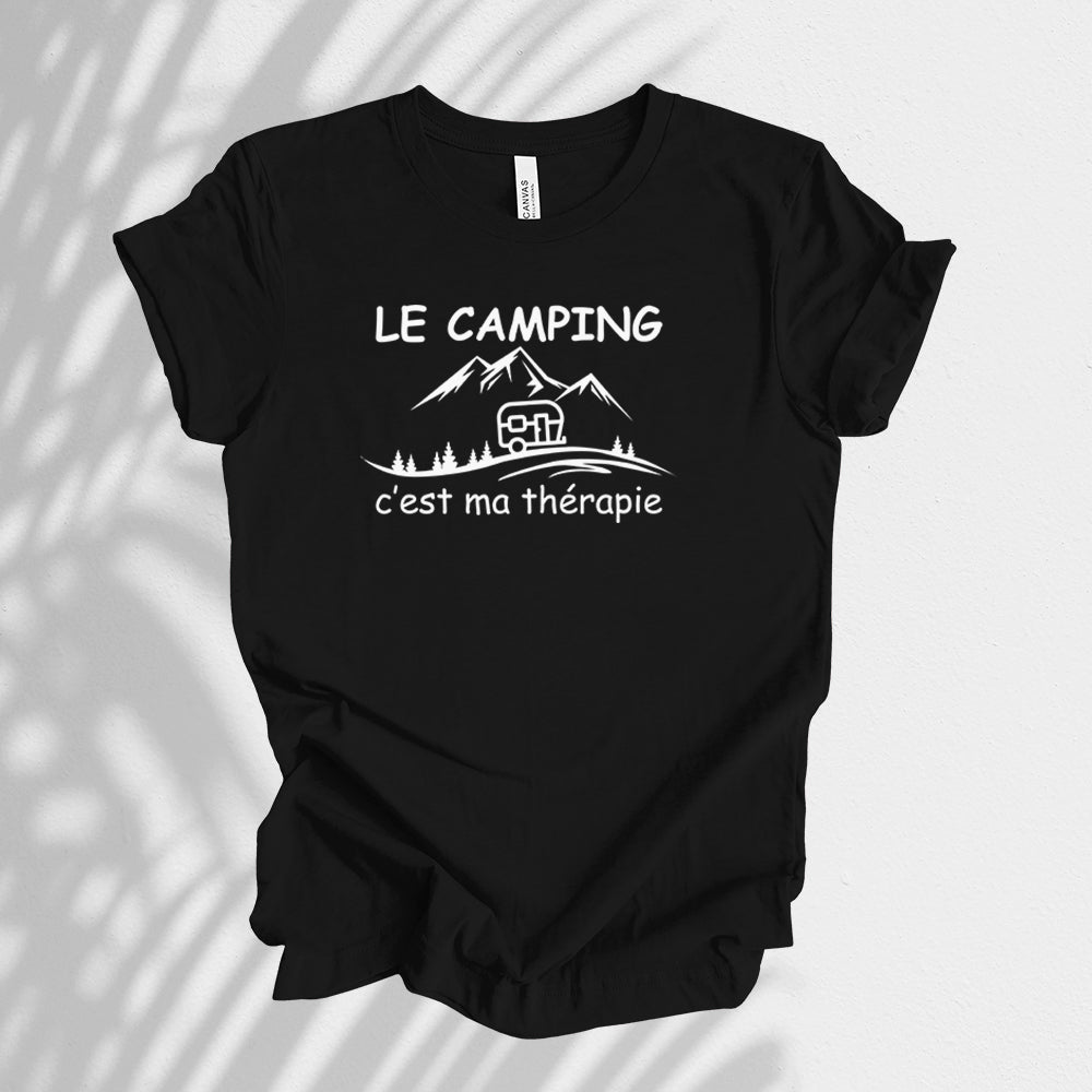 T-Shirt - Le camping c'est ma thérapie