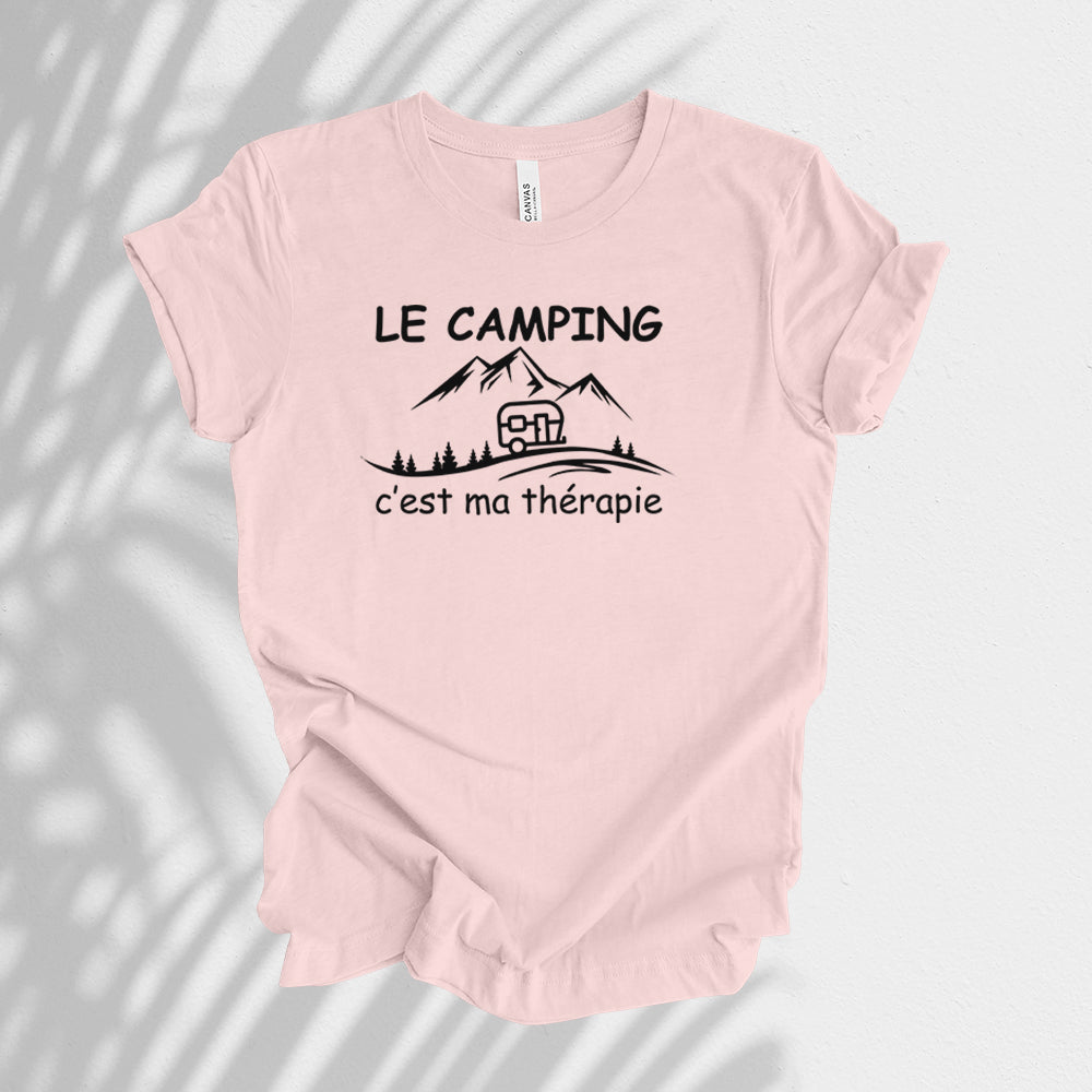 T-Shirt - Le camping c'est ma thérapie