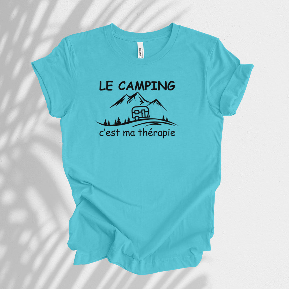 T-Shirt - Le camping c'est ma thérapie