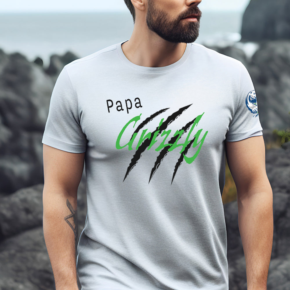 T-shirt pour adulte - Papa Grizzly