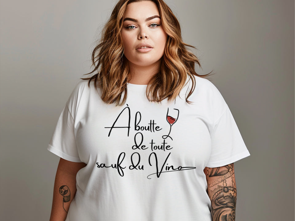 T-shirt - À boutte de toute sauf du vino