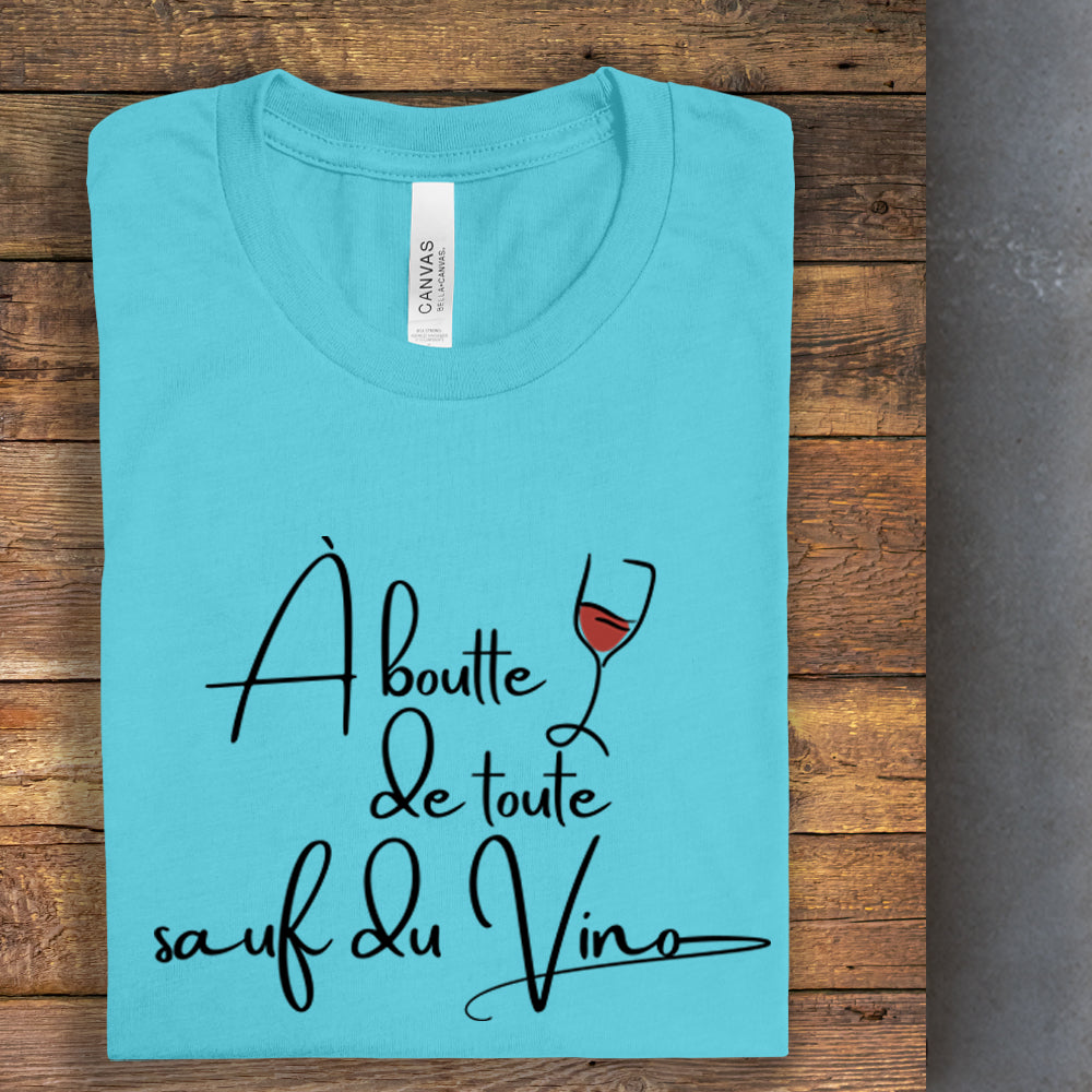 T-shirt - À boutte de toute sauf du vino